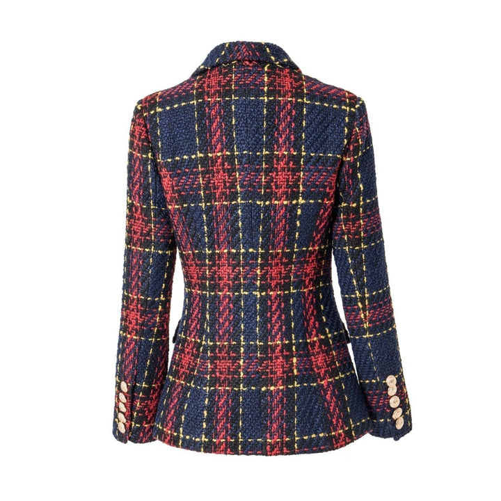 Retro Chic Tweed Blazer | Timeless Elegance with Modern Confidence