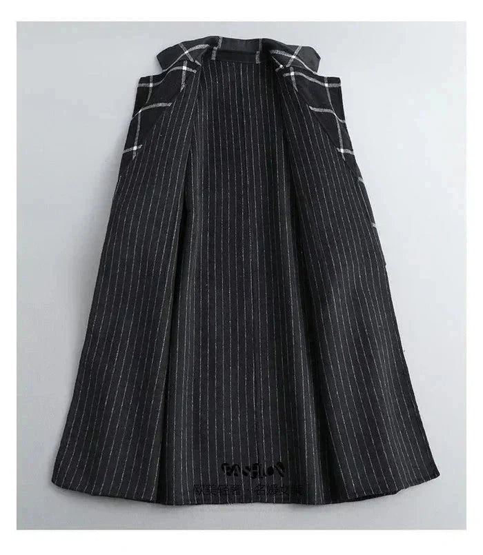 Retro Lapel Plaid Tweed Coat | Vintage Charm Meets Modern Power