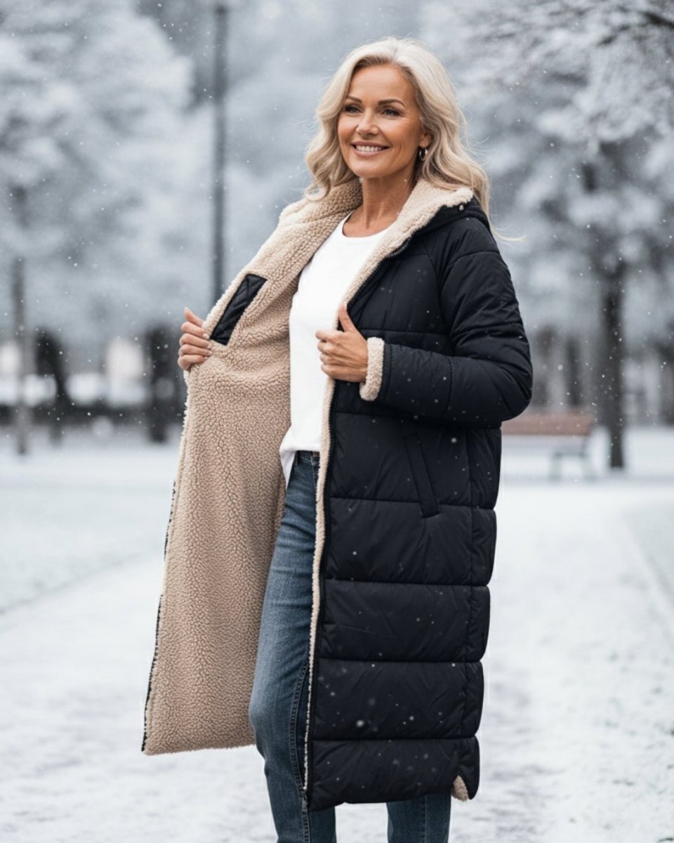 Reversible Winter Coat | Two Beautiful Looks in One Timeless Design