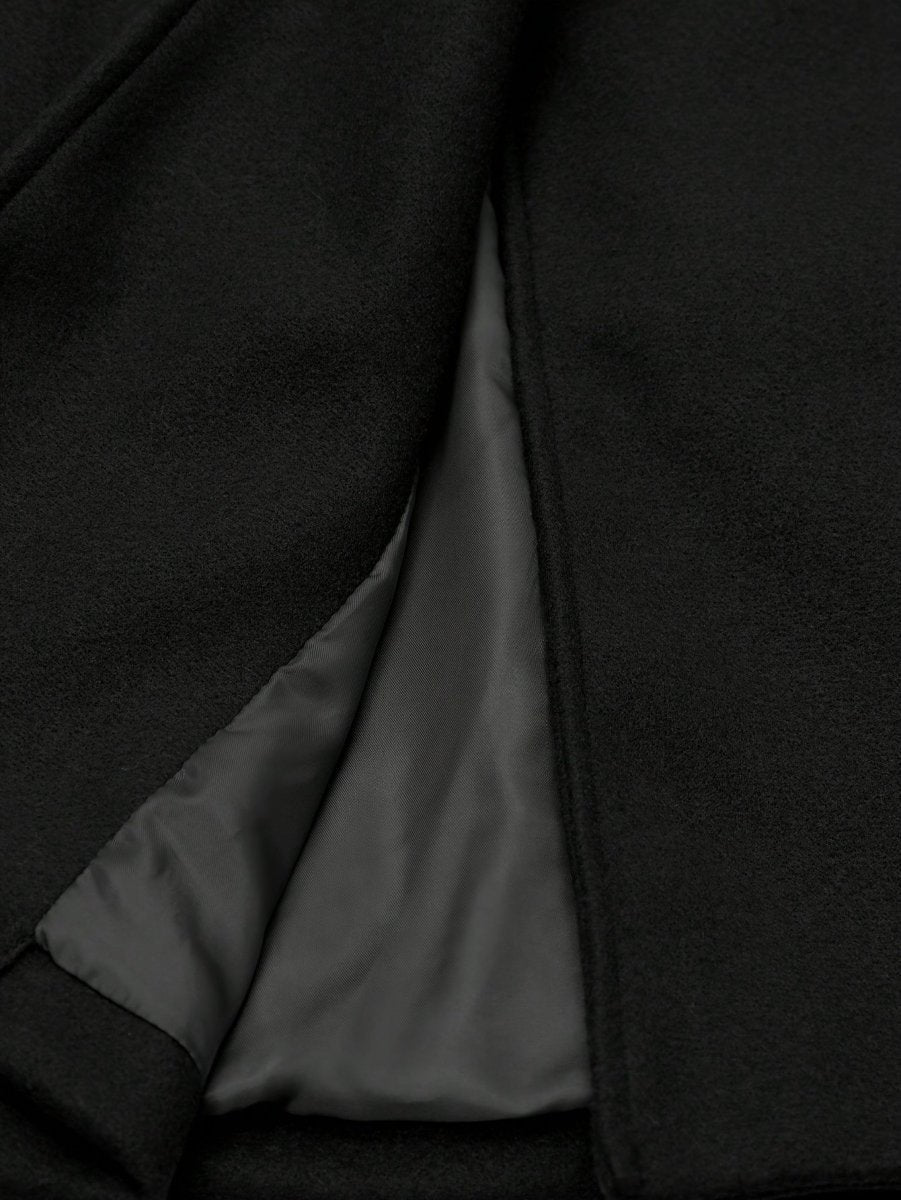 Serine | Two-Tone Spliced Collar Coat