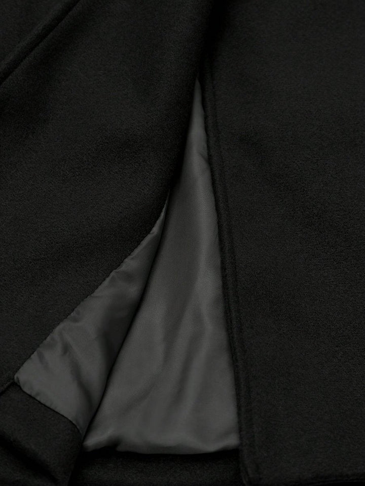 Serine | Two-Tone Spliced Collar Coat