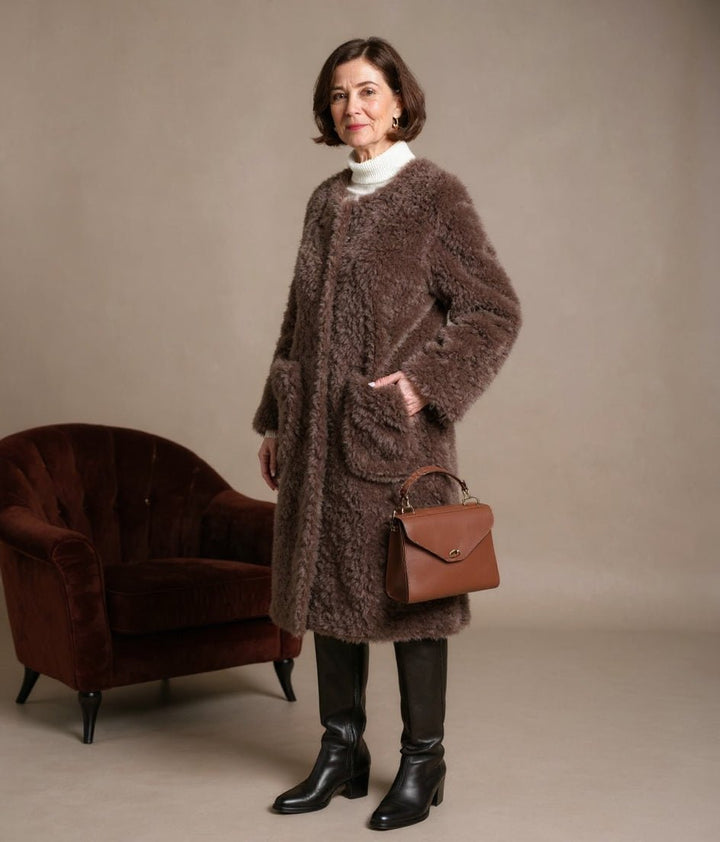 Shearling Coat | Luxurious Warmth & Timeless Sophistication