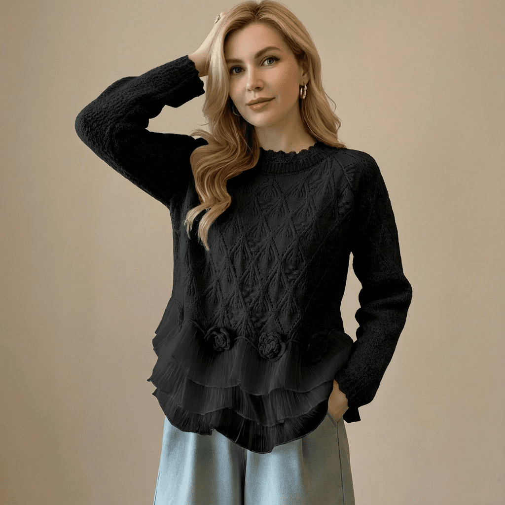 Taylor Ruffle Cardigan