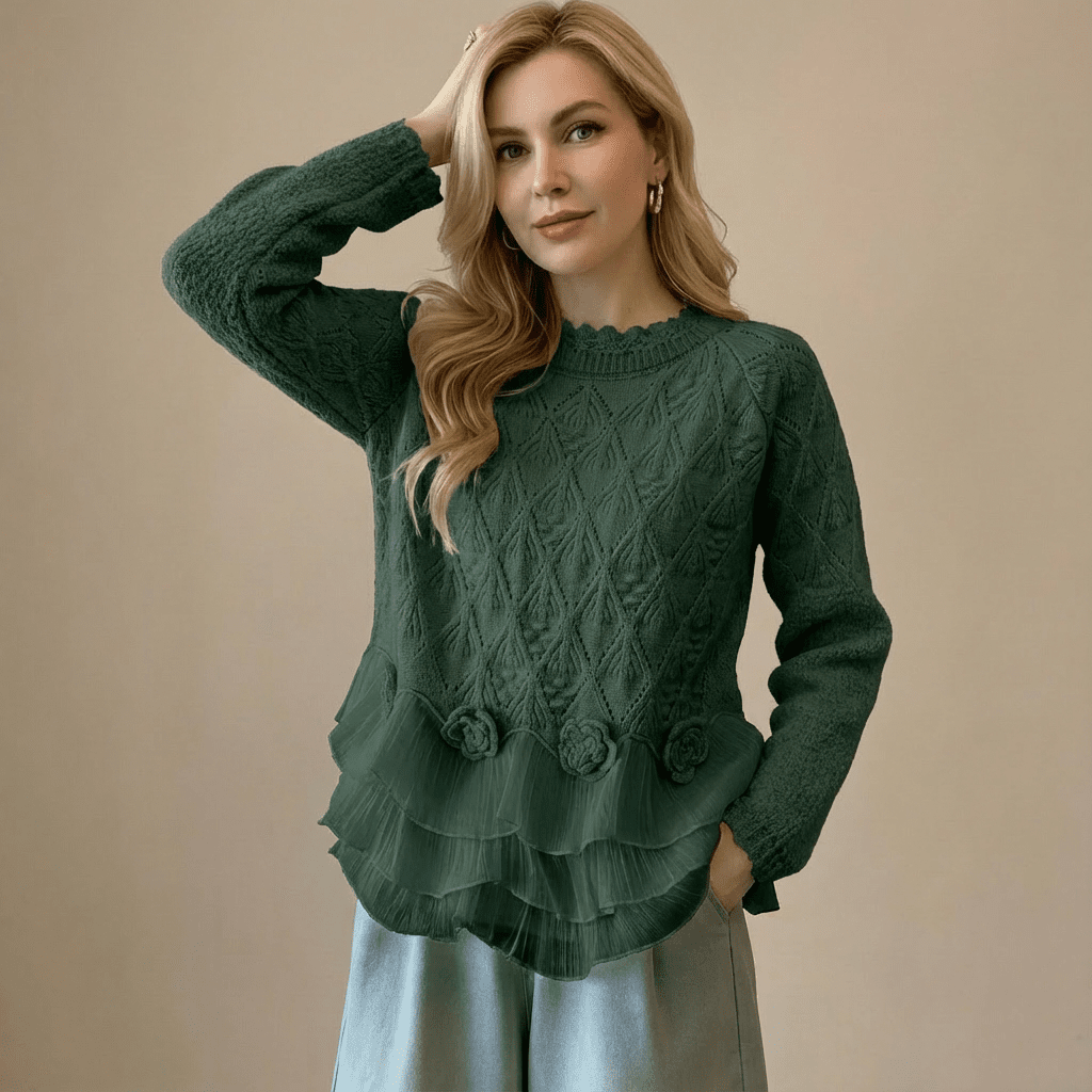 Taylor Ruffle Cardigan