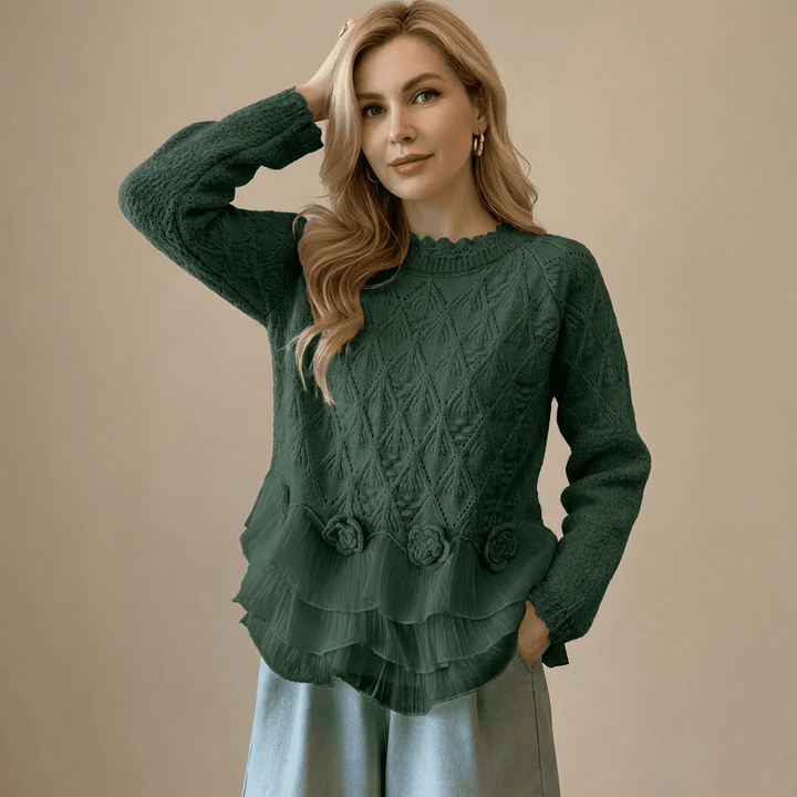 Taylor Ruffle Cardigan