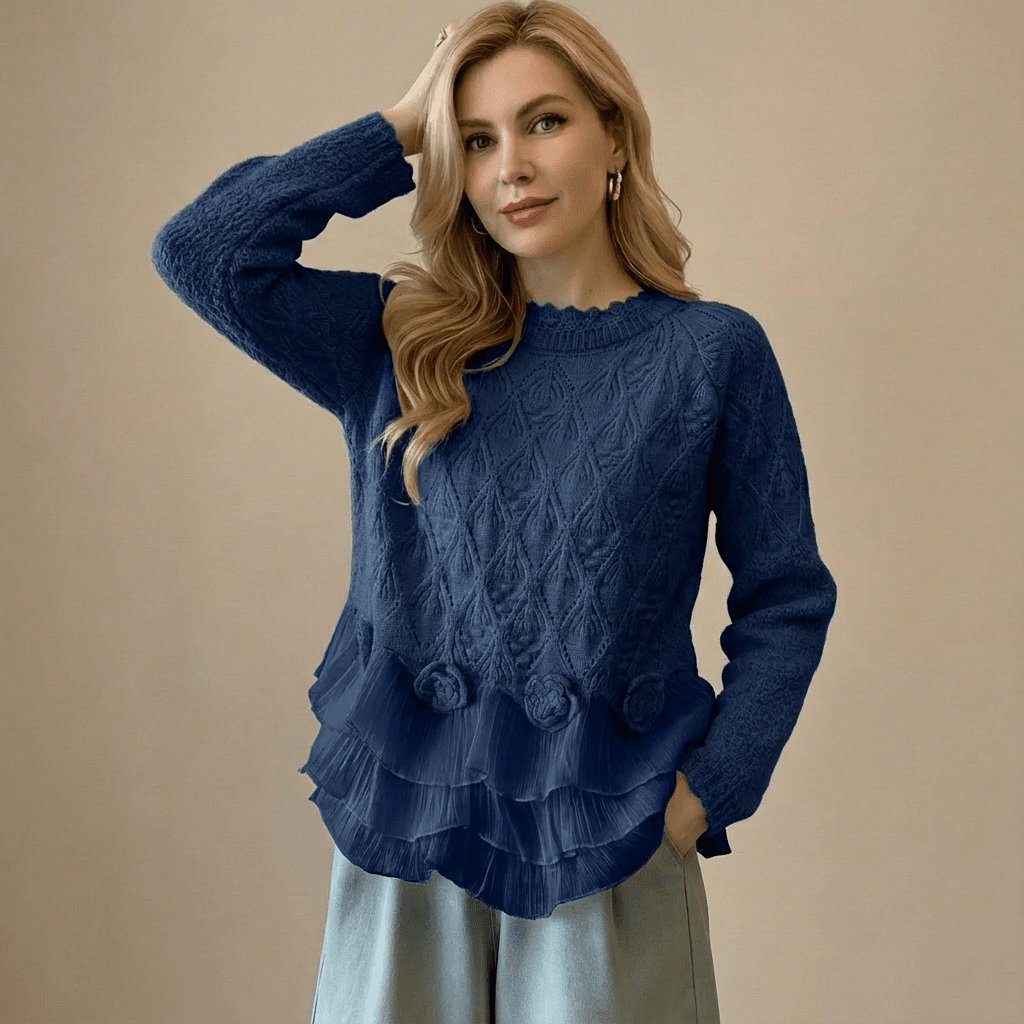 Taylor Ruffle Cardigan