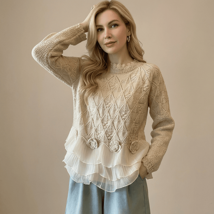 Taylor Ruffle Cardigan