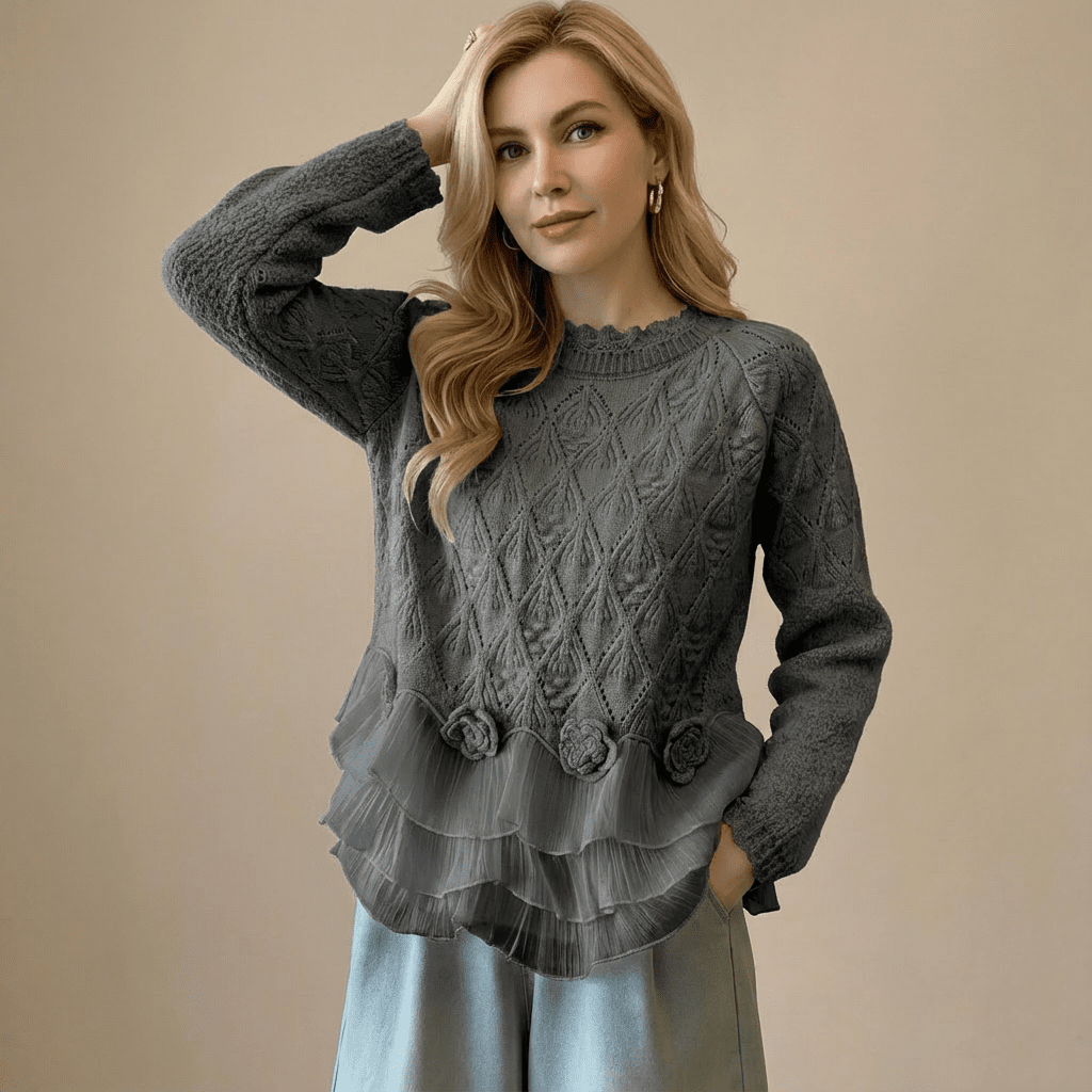 Taylor Ruffle Cardigan