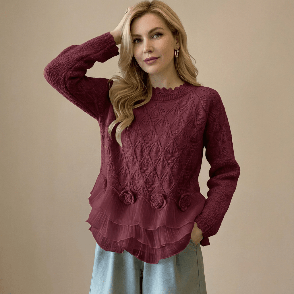 Taylor Ruffle Cardigan