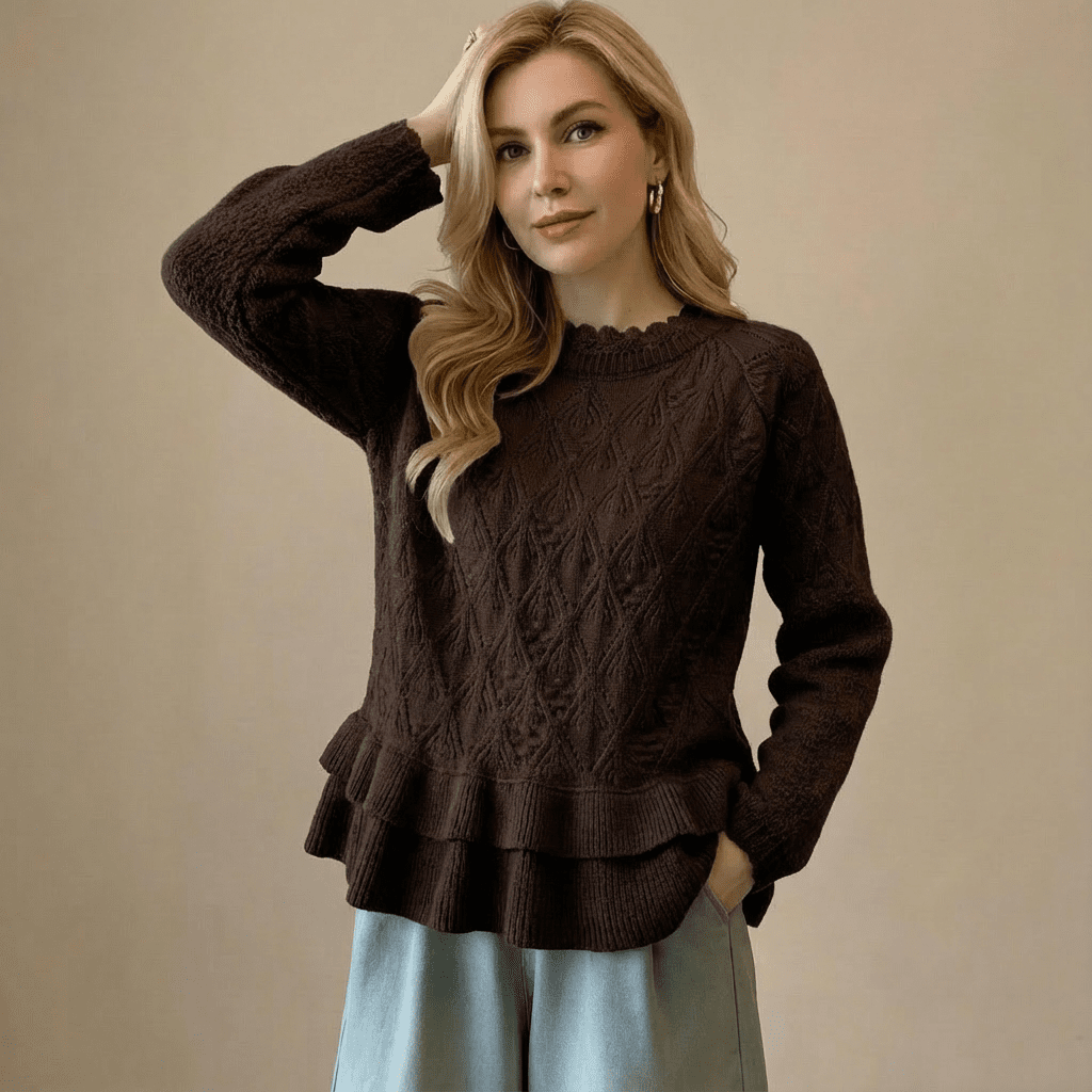 Taylor Ruffle Cardigan